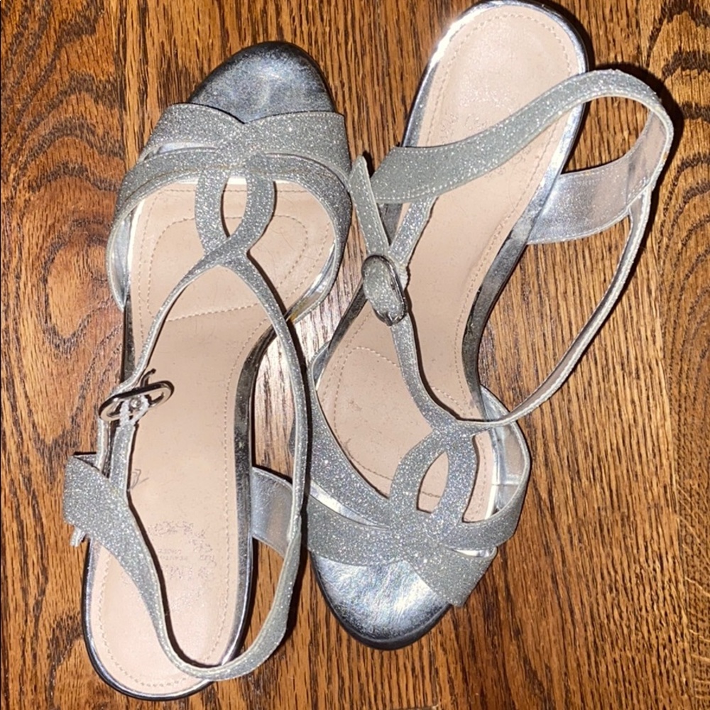 “J. Miller” sparkle heels
